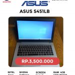 Dijual laptop ASUS S451LB