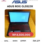 Dijual Laptop Gaming ASUS ROG GL552JX