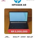 Dijual laptop HP 14-SDX A9