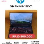 Di jual laptop GAMING OMEN HP-15DC1