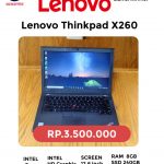 [OBRAL JAKARTA] Laptop Bekas murah Lenovo Thinkpad X260 Second